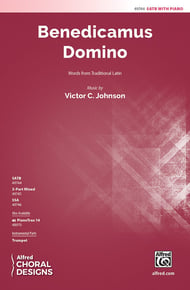 Benedicamus Domino SATB choral sheet music cover Thumbnail